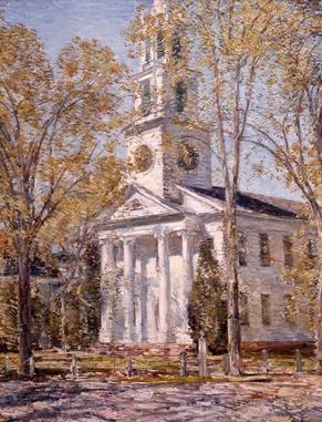 Childe Hassam Church at Old Lyme Germany oil painting art